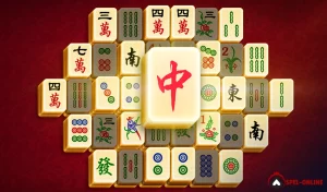 Spelplan Mahjong online